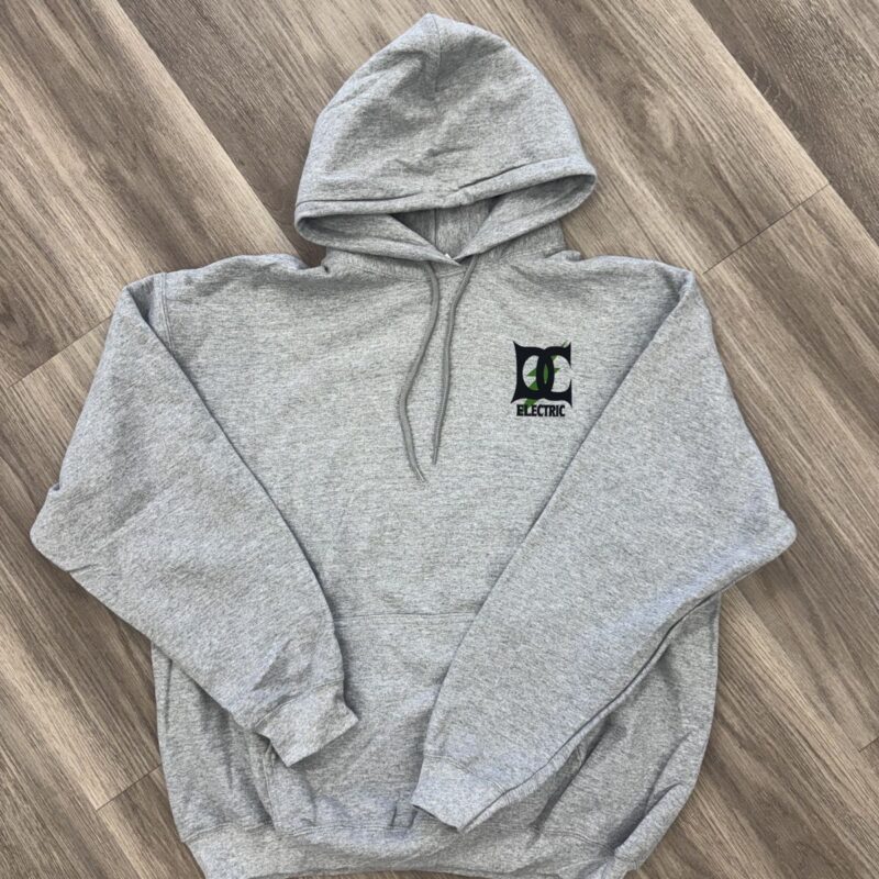 Gray DC Electric Hoodies